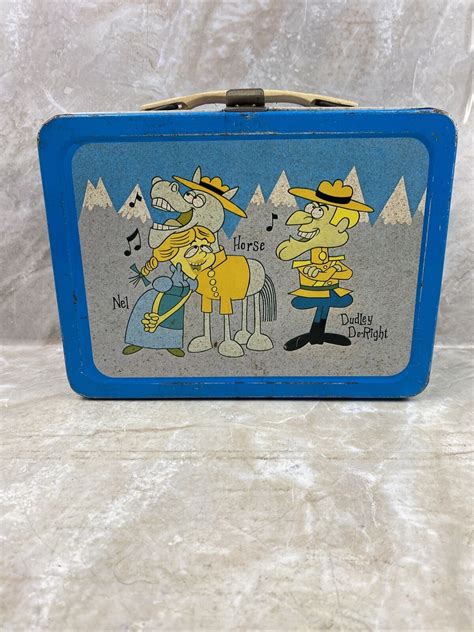 Vintage DUDLEY DO RIGHT Metal Lunch Box Original 1960's 